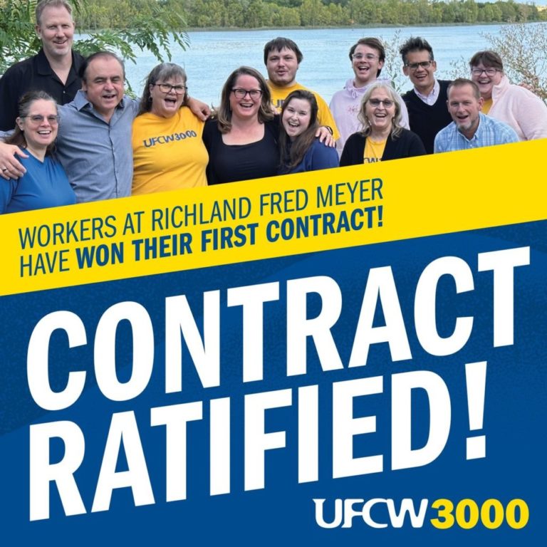 Fred Meyer Workers in Washington Ratify a First Contract - The United Food  & Commercial Workers International Union